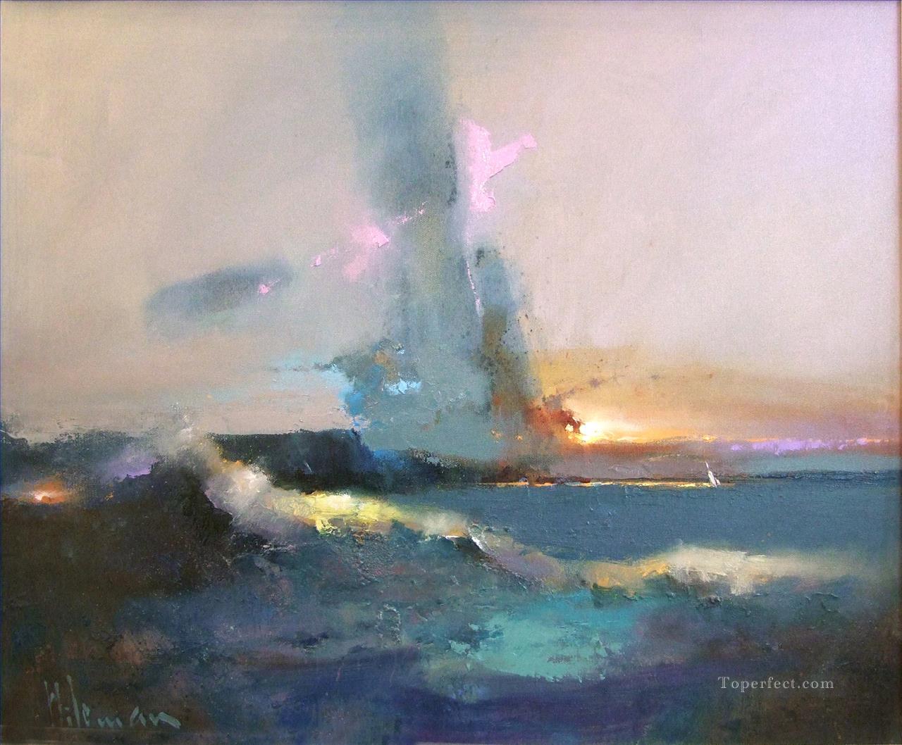 Incoming Lands abstract seascape Oil Paintings